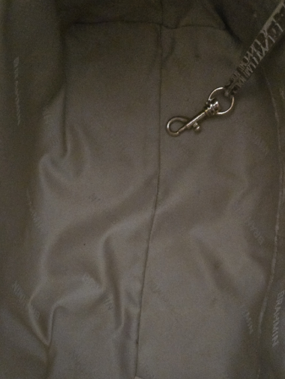 Brahmin Metallic Croc-Embossed Duxbury Satchel in Champagne Gold - Picture 5 of 7